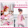 Clysee 60 Pcs Ballerina Party Favors Include Ballet Makeup Bags Adjustable Bracelets Hair Ties Ballet Keychains Elastic Scrunchies Ballerina Party Supplies for Dancers