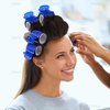 AUEAR, 12 Pack Hair Roller Clip Hot Roller Curler Claw Clips Plastic Hair Curlers Clips Replacement Hair Styling Tool Blue