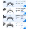 BEYELIAN False Eyelashes Natural Look 20 Pairs Strip Lashes, Wispy Lash Pack Soft 3D Volume Faux Mink Lashes That Look Like Extensions C-MIX-1