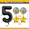 Construction Truck Balloons Construction Birthday Party Supplies Construction Trucks Party Decorations for Boys 5th Birthday Party Construction Tractor Themed Birthday Party Favor