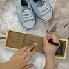 HAMUIERS Pregnancy Announcement for Grandparents, Grandparents Baby Announcement Ideas Sonogram Picture Box Wooden Keepsake Box, First Time Grandparents Gift