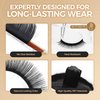 LASHVIEW Eyelash Extensions, C Curl 8-15mm Mixed 0.15 Classic Lashes, Classic Individual Lash Extensions, Professional Lash Trays for Lash Extensions