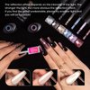 SUPWEE Reflective Glitter Cat Eye Gel Polish Sparkle Shiny Nail Polish Gel 6 Colors Magnetic Gel Nail Polish with Magnecti Stick Varnish Soak Off UV Gel