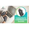 Serenily Arthritis Gloves - Compression Gloves for Arthritis for Women & Men. Fingerless Gloves for Carpal Tunnel, Rheumatoid Arthritis, Hand, Wrist Arthritis Pain Relief Gloves for Typing, Crocheting
