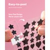 LitBear Acne Patch Pimple Patch, Black Star & Heart Shaped Acne Absorbing Cover Patch, Hydrocolloid Acne Patches For Face Zit Patch Pimple Sticker Acne Dots, Tea Tree Oil + Centella (108 Count)