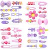 Raykeeplus 35 PCS Hair Clips, Girls Hair Accessories, Cute Candy Color Set, Hair Pin, Barrettes for Girls, Kids Hair Clips for Styling