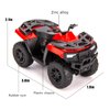 RMZ City 1:36 ATV Off Road Vehicle Model Car, Diecast Pull Back Beach Motorcycle Toy Car for Kids Boy Girl, Car Model Collection and Decoration.