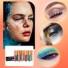 Colorful Liquid Eyeliner Set, 10 Colors Metallic Shimmer Glitter Eyeshadow, Long Lasting Waterproof Sparkling Eyeliner Eye Shadow