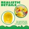 JOYIN Construction Hard Hats, 24 Pcs Toy Plastic Kids Party Hats, Yellow, for Children Construction Birthday Party, Building Theme Party Favors