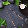 The Dirt Tongue Scraper - Tongue Cleaner for Oral Care & Fresh Breath - Pure Copper (Straight)