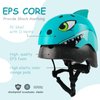 Kids Toddler Bike Helmet, Adjustable and Multi-Sport for Child Infant Baby, 2 Sizes for Age 1-3-5 Years Boys Girls (Blue Shark, Small)