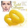 5 Masks 24K Gold Collagen Lip Treatment Mask Patches. Plumper Fuller Softer Lips. Anti Aging Reduce Fine Line Wrinkles Creases Hydrating Moisturizing Uplifting Tone Firmer Smooth Lips Regeneration.
