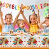 Gobble Gobble Turkey Thanksgiving Banner - Essential Thanksgiving Party Supplies for Unforgettable Thanksgiving Party Decorations