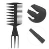 Haosie Wide Tooth Comb, Double Side Coloring Styling Comb, Plastic Hair Dye Comb, Floating Painting Comb, Marbling Combs for Salon Barbers Kids Artistic Accessory