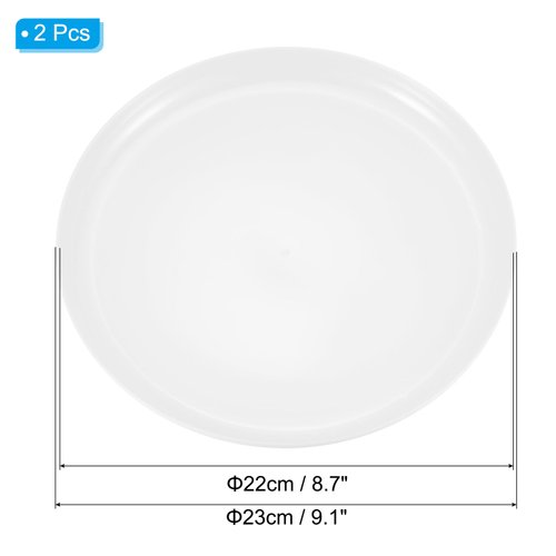 PATIKIL Flying Disc 9 Inch 65 Gram, 2 Pack Ultimate Competition Discs Sport Training Disk for Backyard Lawn Beach Outdoor Park, White