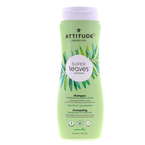 Attitude Natural Shampoo - Nourishing & Strengthening, 16 Fl Oz (Pack of 2)