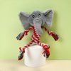 Elephant Dog Toy Rope Animal Dog Toy&Tug Rope for Dogs Squeaky Dog Toys, Tuff Dog Chew Toys Dog Teething Toys for Small, Medium Dogs&Elephant Teething Toy (Elephant)