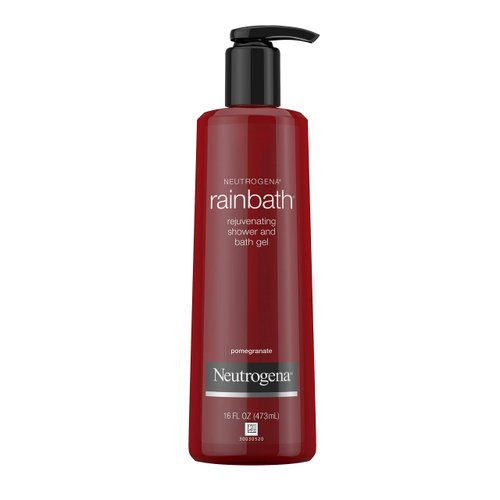 Neutrogena Rainbath Rejuvenating and Cleansing Shower and Bath Gel, Moisturizing Body Wash and Shaving Gel with Clean Rinsing Lather, Pomegranate Scent, 16 fl. oz (Pack of 2)