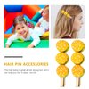jojofuny Hair Clip, 3pcs Cartoon Food Barrettes Pins Novelty Hamburger Shaped Design for Women