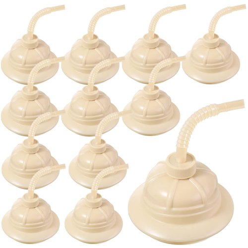 12 Pack Jungle Safari Hat Cups with Straws and Lids, 10 Oz Safari Hat Cups Plastic Reusable Jungle Theme Kids Party Cups for Safari Birthday Party Decorations Jungle Adventure Party Supplies
