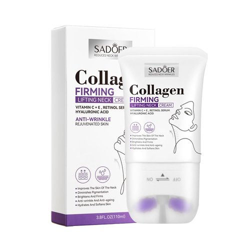 Lonme Collagen Firming Lifting Neck Cream, Neck Collagen Cream - Reduces Neck Wrinkles,Anti-Aging Moisturizer (1)
