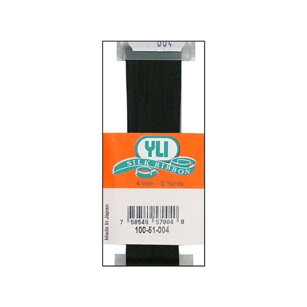 YLI 10051-4 Silk Ribbon, 4mm by 5 yd