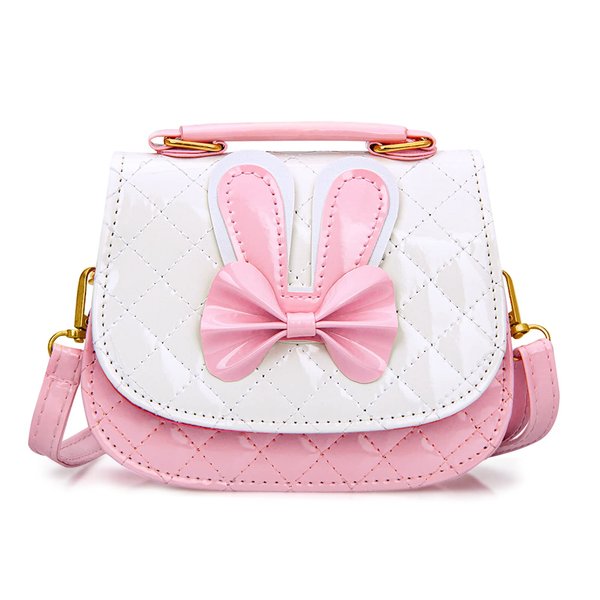 Suerico Cute Girls Purse Handbag Mini Cartoon Casual Messenger Shoulder Crossbody Bags (Pink)