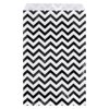 888 Display - 200 pcs of 4" x 6" Black Chevron Paper Gift Bags Shopping Sales Flat Bags