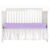 Pro Goleem Satin Soft Crib Sheet Great for Baby with Sensitive Hair Silky Baby Mattress Sheet Lavender Unisex 52’’x28’’x8’’ Fitted Sheet