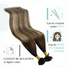 YoungSee U Tip Hair Extensions Human Hair Balayage Dark Brown Ombre Light Brown and Light Blonde U Tips Human Hair Extensions Ombre U Tip Keratin Hair Extensions Human Hair 16In 1G/S 50G