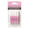 Goldfinger Professional Nail Glue, Super Strong, Fast-Drying, Long-Lasting, Easy Application, Perfect for Acrylic & Press-On Nails, Quick Nail Repair, Nail Care & Enhancements (Pack of 5)