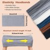 ONUPGO Wide Headbands for Women Non Slip Stretchy Head bands for Women's Hair Thick Hair Bands Workout Headbands Head wraps 6 Pack