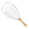 USAGA 32 Fingers Head Massager, Head Scratcher Scalp Massager for Head Body Relaxing Wood Handle (1 Pack)