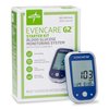 Medline EvenCare G2 Blood Glucose Monitor Starter Kit, Diabetic Care, 6 Sec Results, Meter, General Purpose Lancing Device & Lancets, Test Strips, Batteries, Guide, Carrying Case, Logbook, Voice Guidance