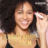 Blossom Double Take Flower Shaped Dual Tinted Moisturizing Lip Balm with Shea Butter, 0.13oz/3.6g, Cherry Red