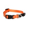 Rogz Utility Small 3/8-Inch Reflective Nitelife Dog Collar, Orange