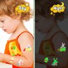 Cerlaza Glow Easter Tattoos for Kids Party Favors, Easter Luminous Temporary Tattoos for Girls Boys Bunny Decorations, Easter Egg Tattoo Stickers for Easter Basket Fillers-10 Sheets