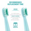Vekkia Dragon Lord Electric Toothbrush Replacement Heads - 7X More Plaque Removal, End-Rounded 3D Curved Soft Bristles, Comfortable & Efficient Clean Teeth, Perfect for Kid Small Mouth, Blue (4 Pack)