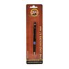 Koh-I-Noor Mephisto Mechanical Pencil, For Use With 0.7MM HB Lead (Sold Separately), Black, 1 Each (5035BC.7),Black and Silver,1 Pack, Use with 0.7MM HB Lead