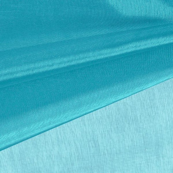 59" Peacock Organza Fabric by The Bolt - 50 Yards