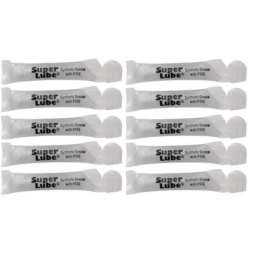 10 x Super Lube 82340 Multi Purpose Synthetic Grease USDA Dielectric PTFE 1 ml