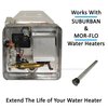 RV Water Heater Anode Rod - Magnesium Anode Rod Suburban Water Heaters Suburban & Morflo - 9.25''Long & 3/4'' Thread - Long Lasting Tank Corrosion Protection - 1pc