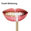 3ml Empty Nail Oil Pen with Brush, Twist Pen for Tooth Whitening, Gel Lip Gloss Container, Eyelash Growth Liquid Tube(Golden, 24 PCS)