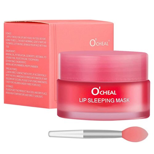 Lip Mask Berry, Overnight Lip Treatment Mask, Lip Moisturizer for Very Dry Lips, Night Time Lip Balm Sleeping Mask, Hydrating Lip Repair Mask for Dry Cracked Lips