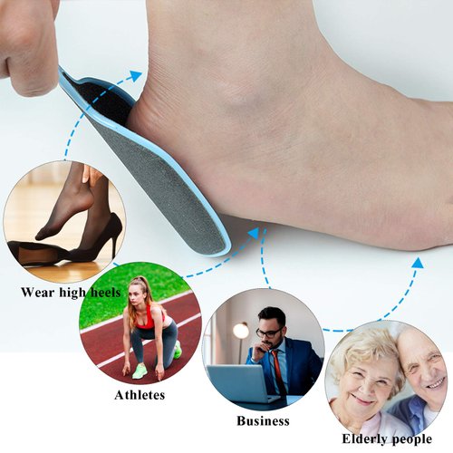 Haploon 4 Pieces Foot File Remover Foot Callus Scrubber,Double-Sided Colossal Foot Heel Scrubber Shaver Rasp Foot File and Callus Remover for Grit Exfoliates Removes Dead Skin with 4 Colors