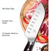 imarku Santoku Knife Chef Knife 5 inch Ultra Sharp Asian Knife Japanese Chef Knife - Japanese SUS440A Stainless Steel - Ergonomic Pakkawood Handle, Best Choice for Home Kitchen