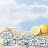 96Pack Capri Lemon Paper Plates and Napkins Sets, Party Decorations Plates Capri Lemon Supplies Tableware for Kids (Capri Lemon)