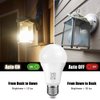 Dusk to Dawn Light Bulb 7W E26 Smart Sensor LED Bulbs Built-in Photosensor Detection with Auto Switch Outdoor Indoor LED Lighting Lamp for Porch Front Door Garage Basement (Cool White, 2 pack)