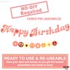 KatchOn, Groovy Happy Birthday Banner - Big, 10 Feet, No DIY | Two Groovy Birthday Banner for Groovy Party Decorations | Groovy Banner for Groovy Birthday Decorations | Hippie Happy Birthday Banner