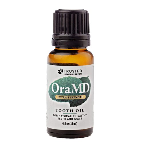 OraMD Extra Strength Tooth Oil(1): Potent All Natural Liquid Toothpaste, Breath Freshener, Alcohol Free Mouthwash for Healthy Teeth & Gums, Safe on Sensitive Teeth & Gums, Dentist Recommended